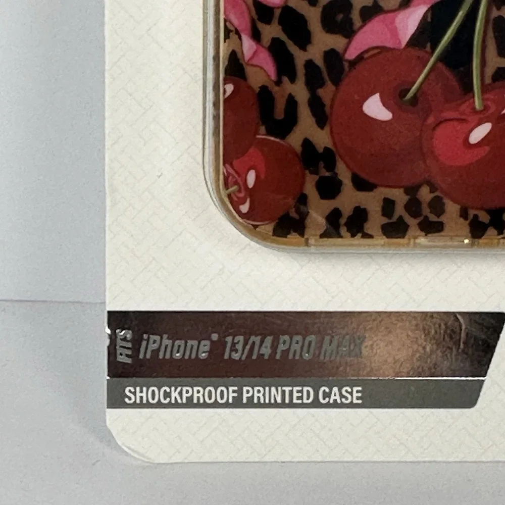 CYLO iPhone 13 14 Pro Max Case MagSafe Leopard Cherry Bow Shockproof Cute